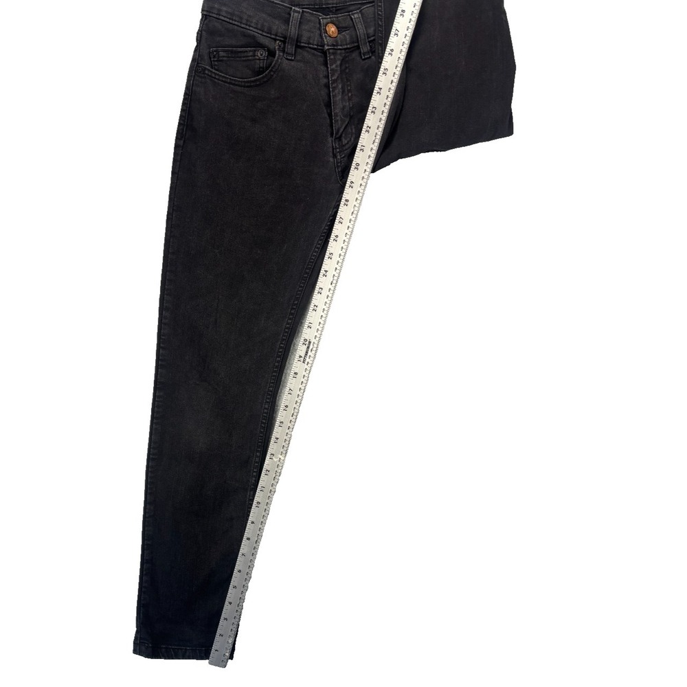Mugsy Fulton's Jeans Mens Size 28x30 Dark Wash Slim Fit Stretch - Picture 13 of 15